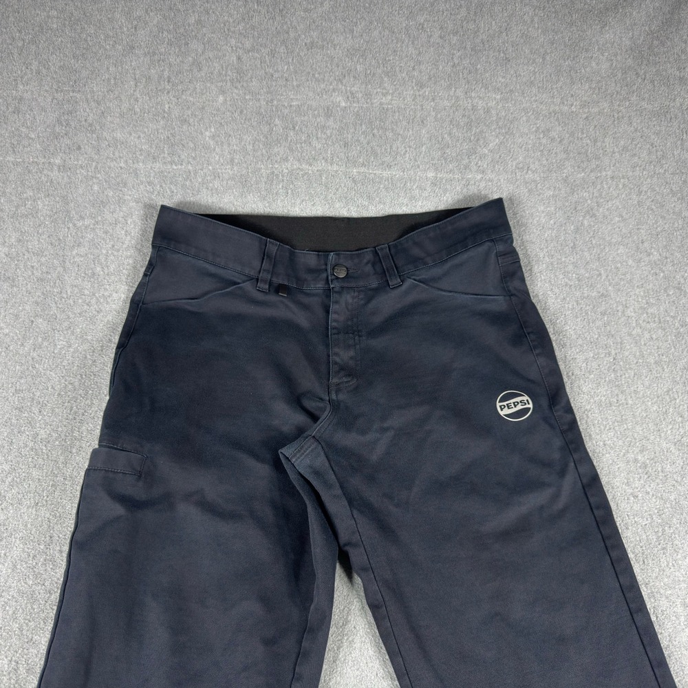 Pepsi Uniform Pants Men's Pants 34x32 Black Blue Stripe Pep+ G&G Outfitters